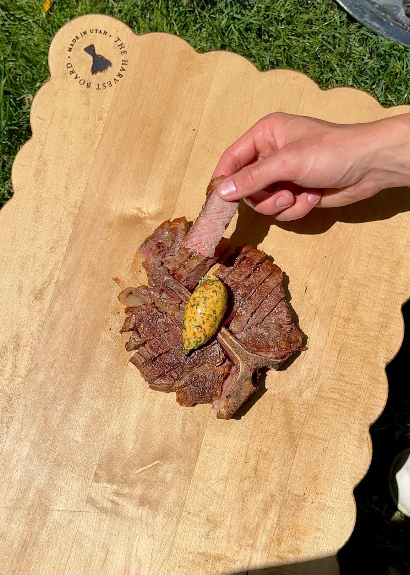 Porterhouse Steak & Cowboy Butter - Ballerina Farm