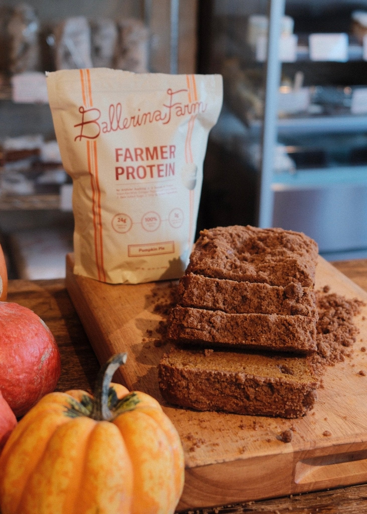 Pumpkin Protein Loaf Cake – Ballerina Farm
