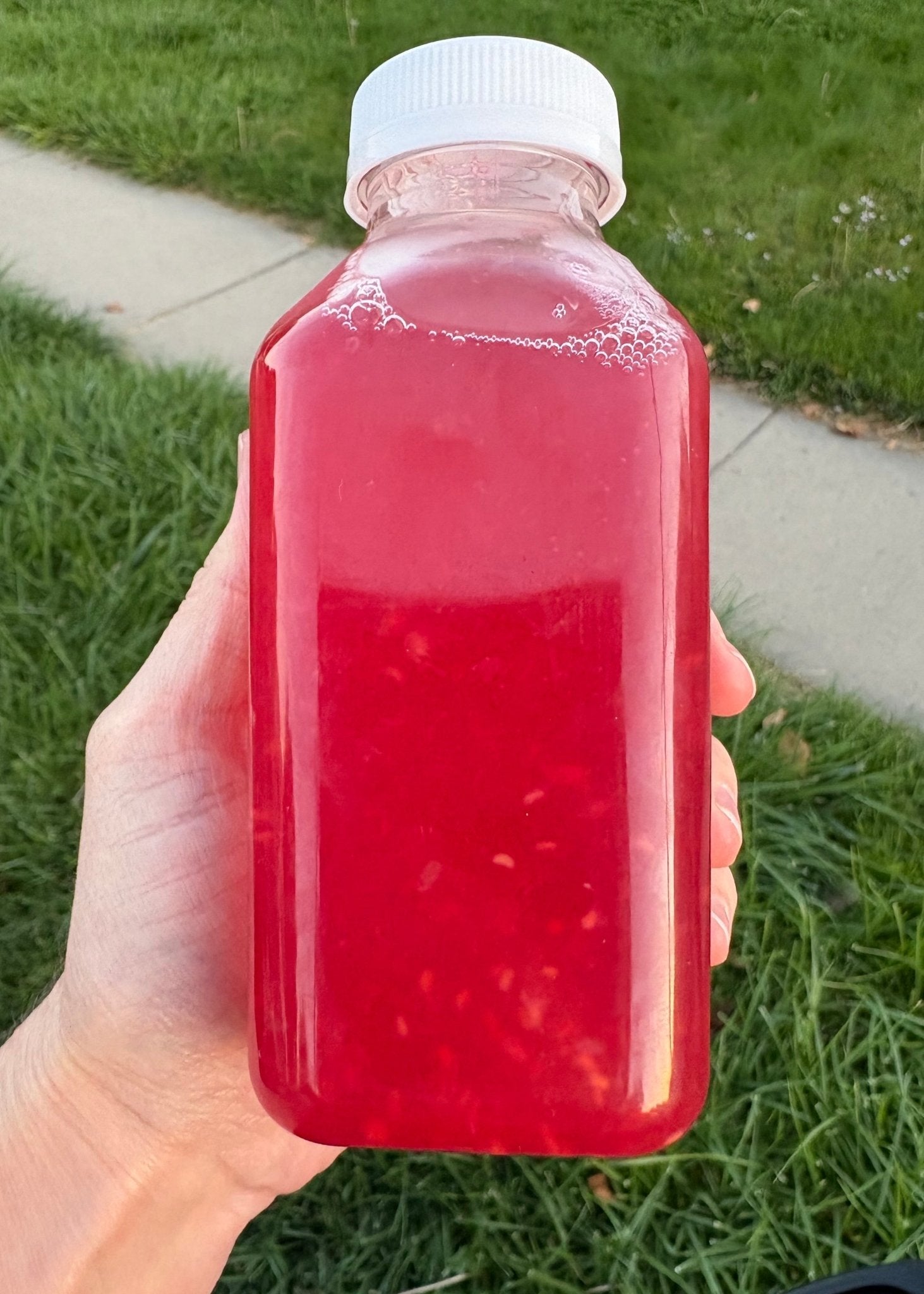 Raspberry Rose Lemonade Hydration Mocktail - Ballerina Farm