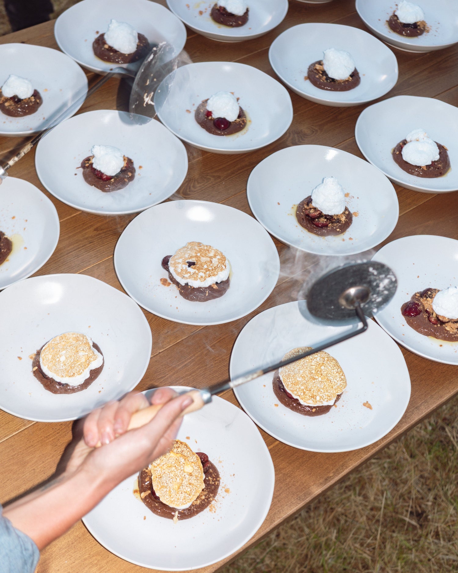 S'mores Mousse with Burnt Meringue