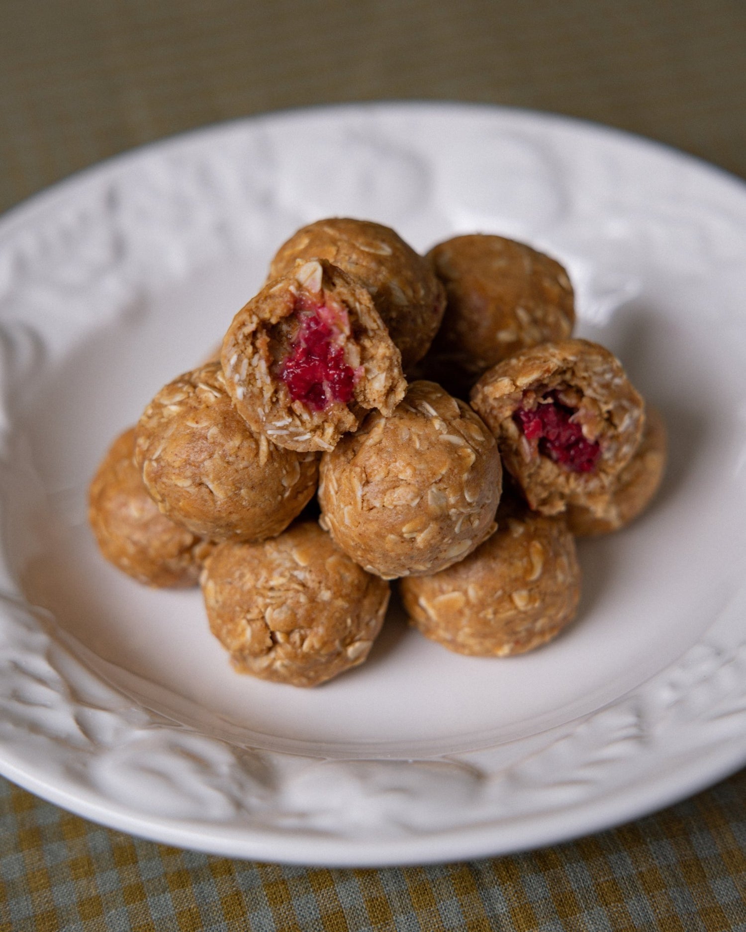 PB & J Protein Balls - Ballerina Farm