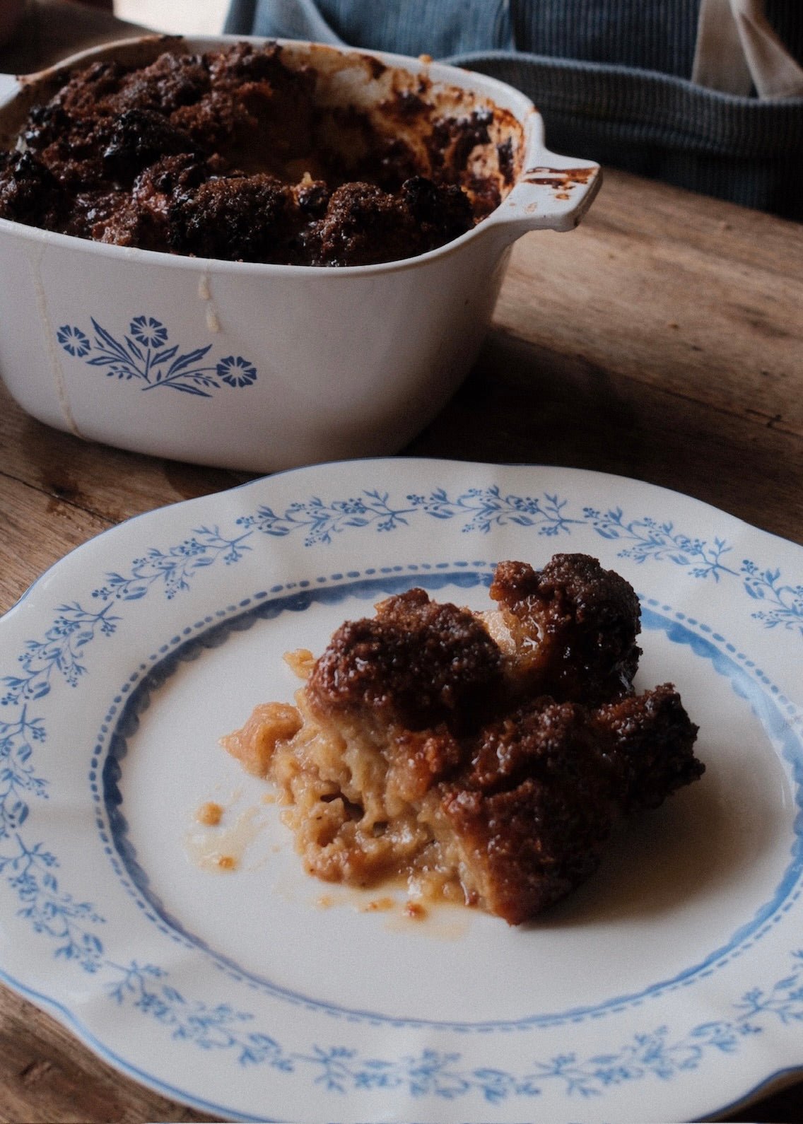 Apple Bread Pudding - Ballerina Farm