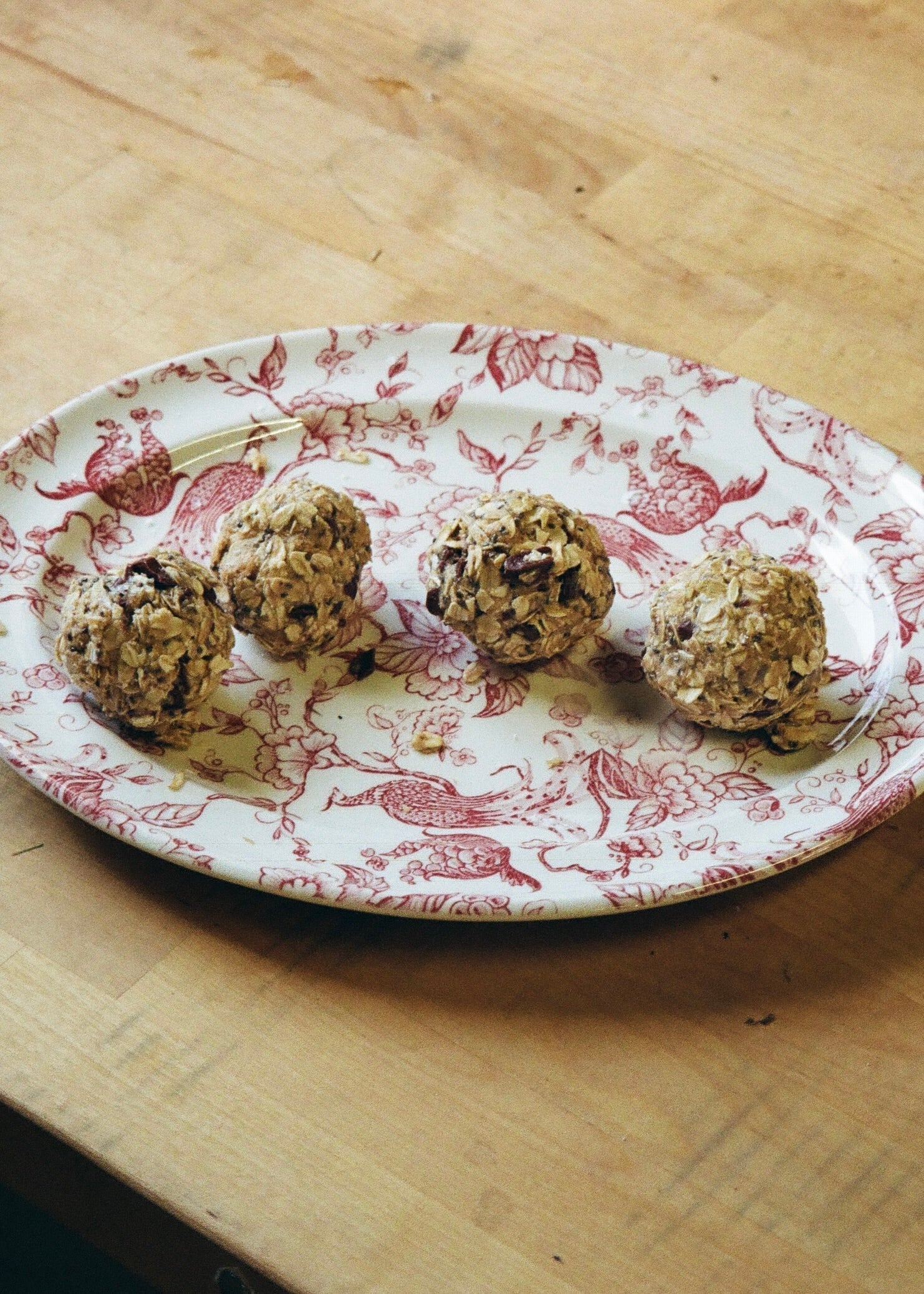 Chocolate Tahini Protein Bites