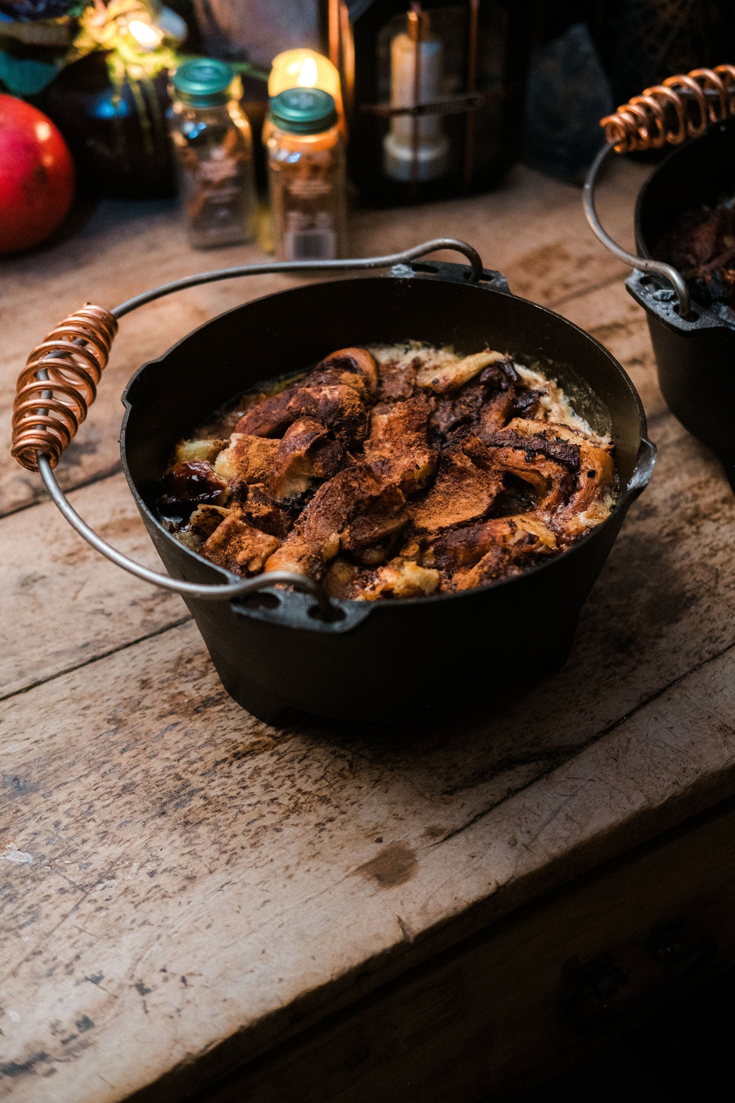 Campfire Bread & Butter Pudding