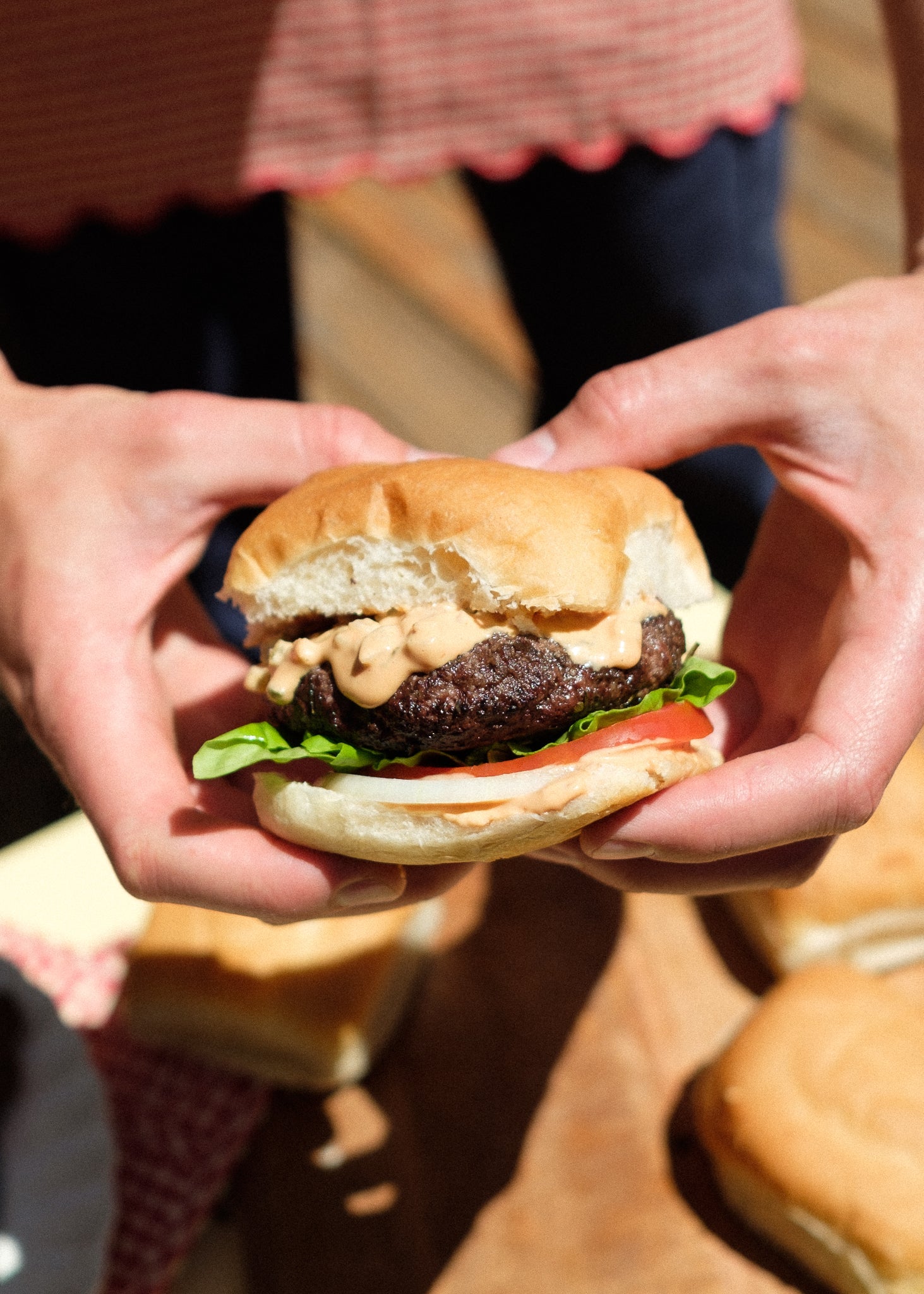 Tri-Blend Premium Burger