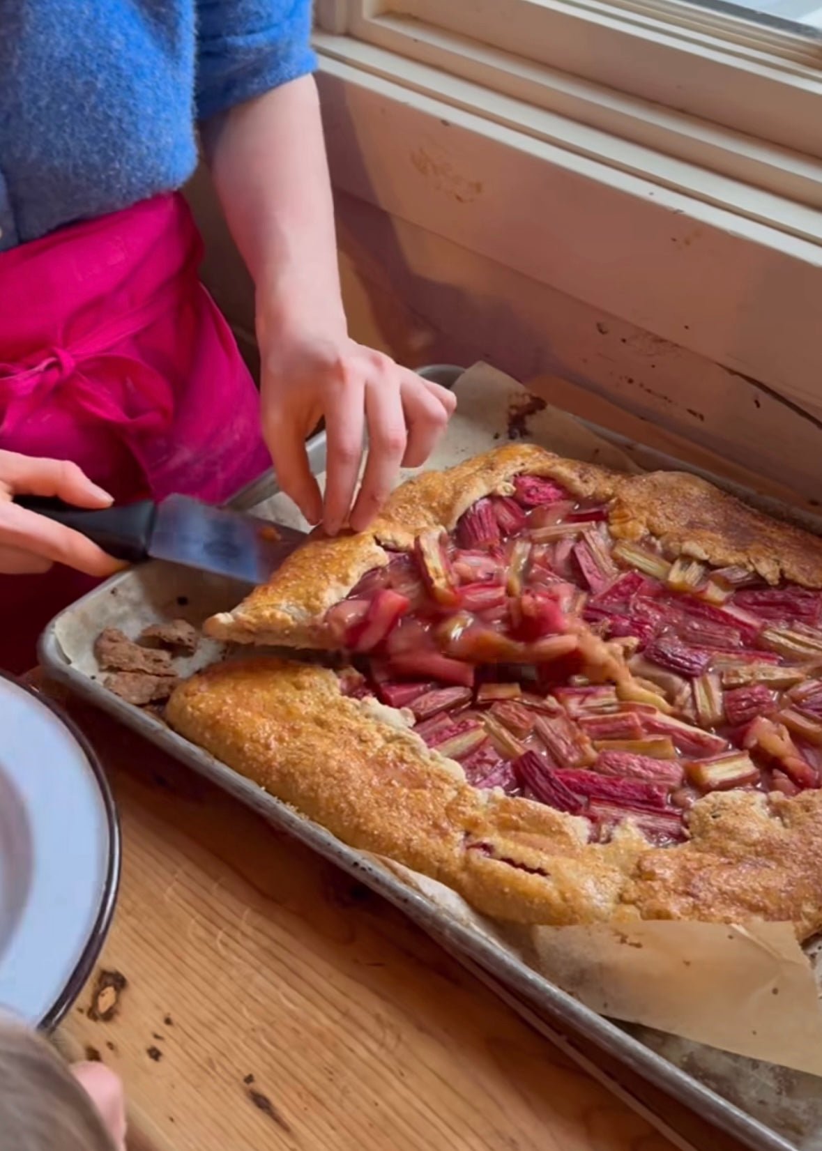 Rhubarb Tart - Ballerina Farm