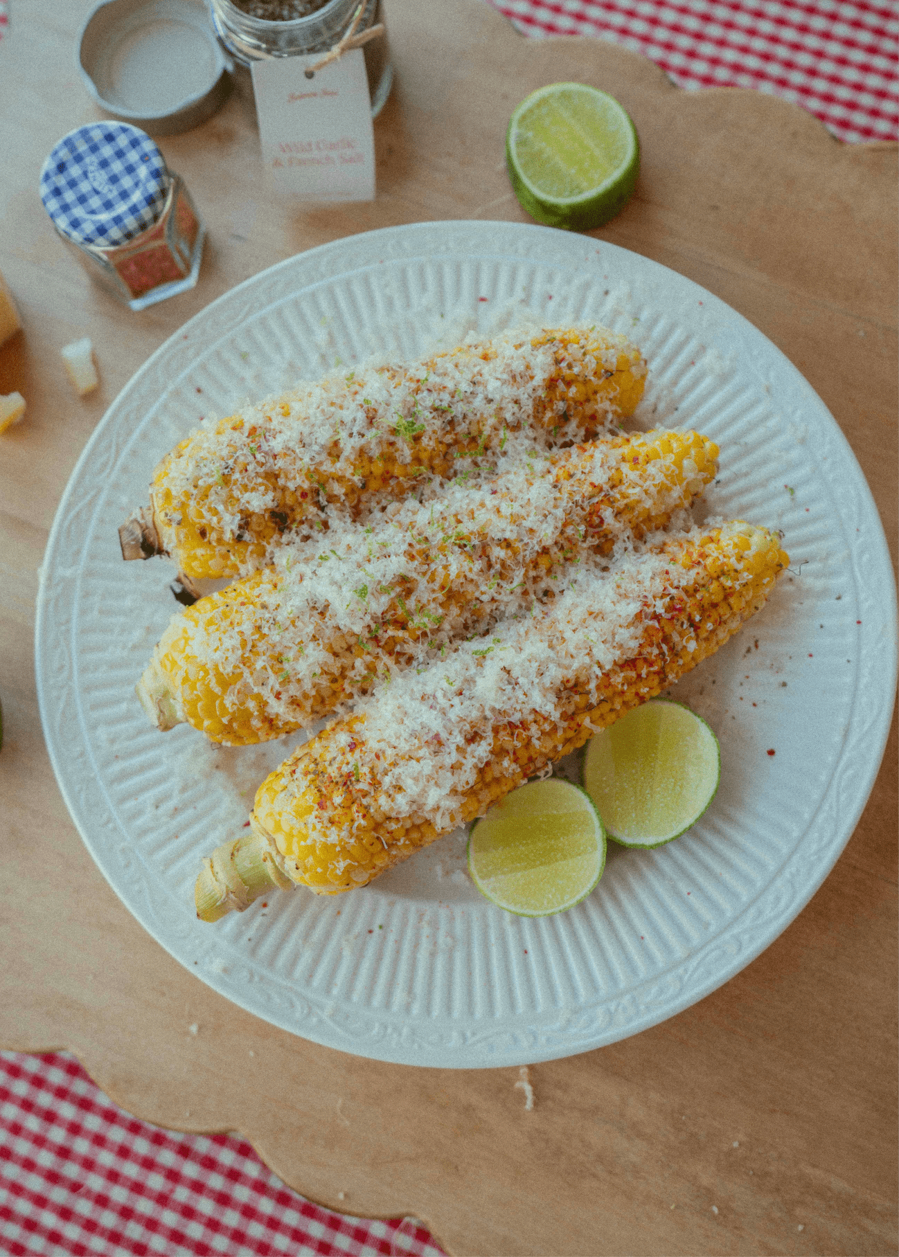 Wild Garlic Miso Corn on the Cob - Ballerina Farm