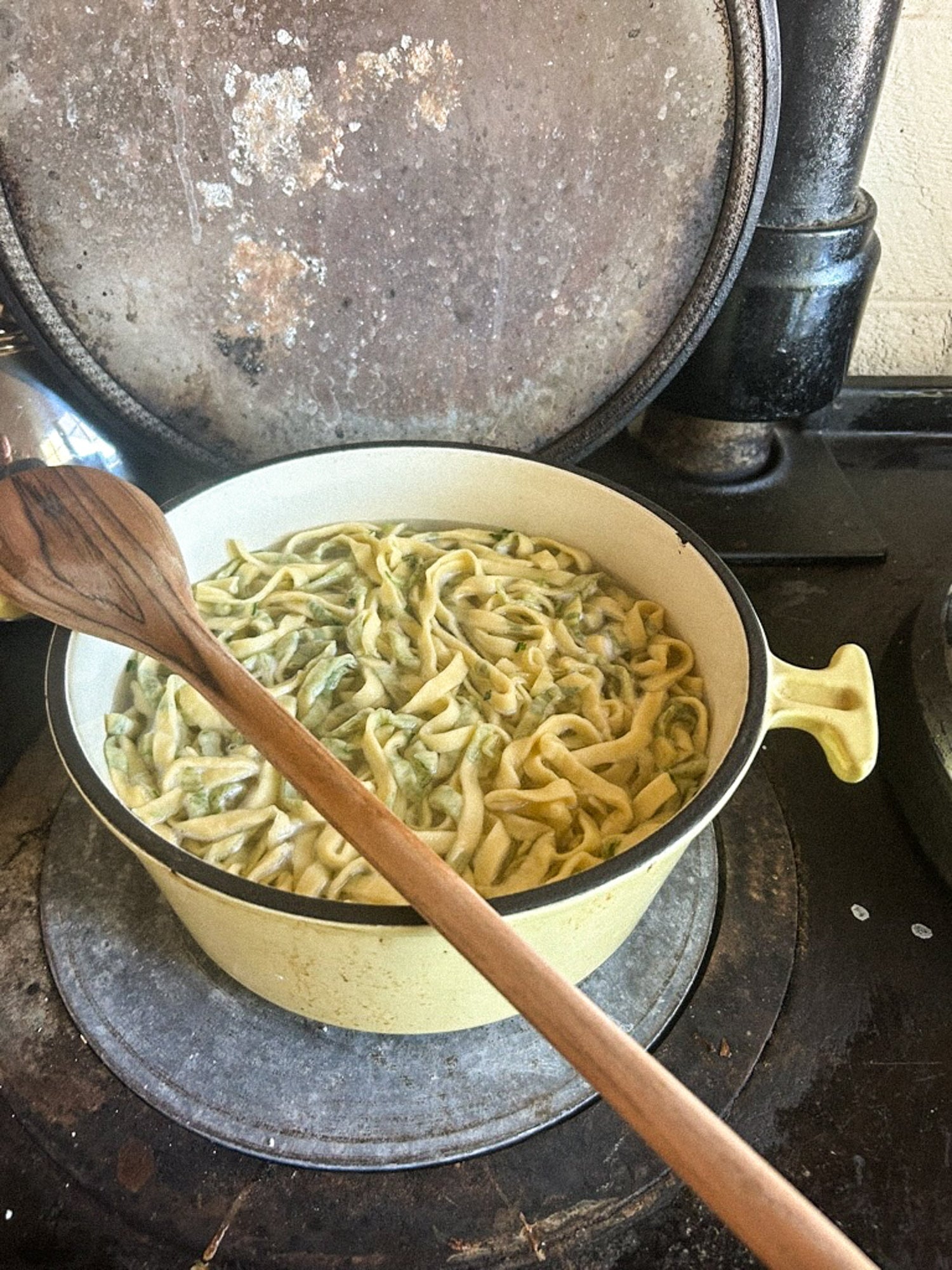 Sourdough Herb Noodles