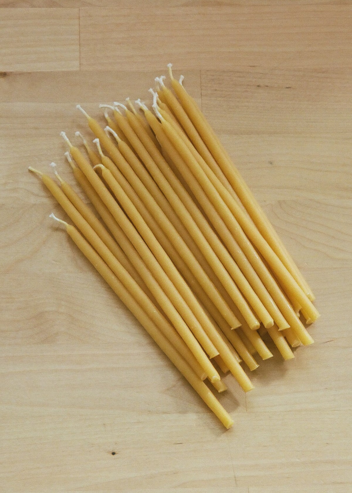 Yellow Beeswax Candles