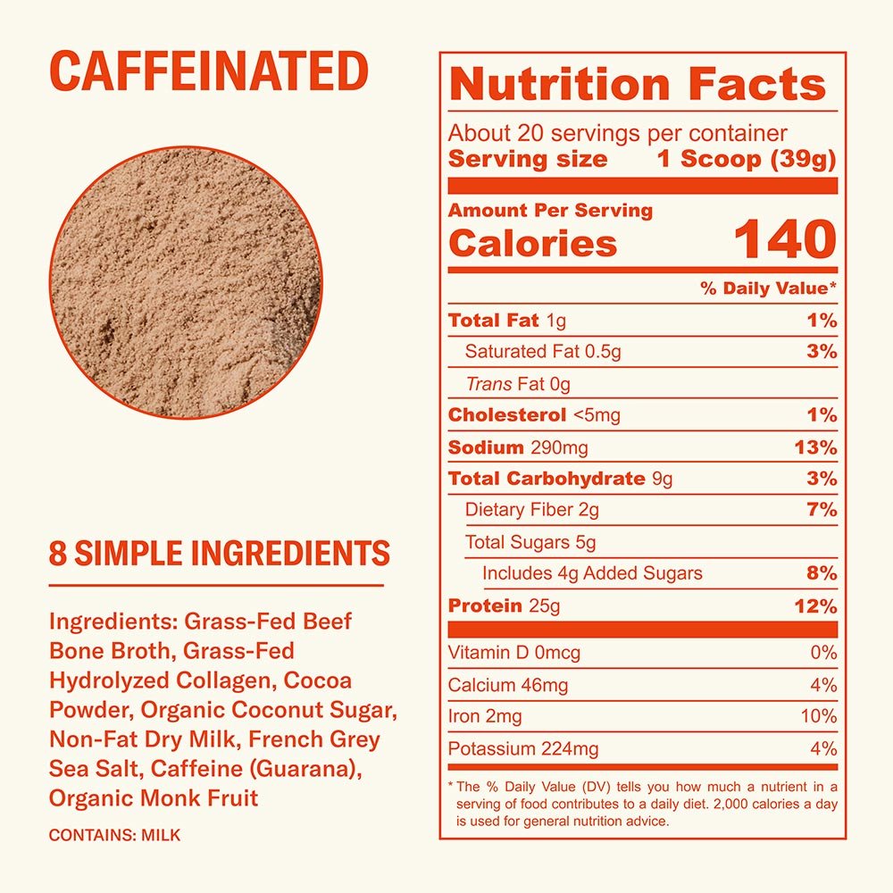 Caffeinated Bone Broth Hot Cocoa - Ballerina Farm