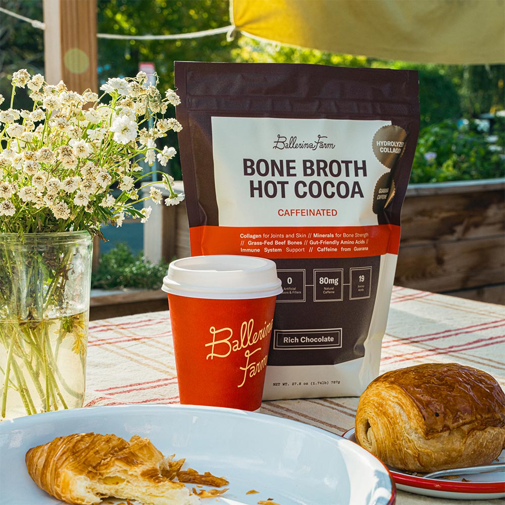 Caffeinated Bone Broth Hot Cocoa - Ballerina Farm