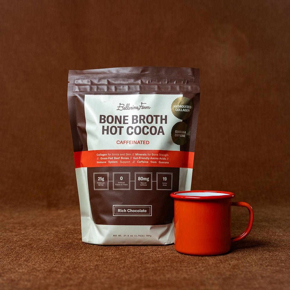 Caffeinated Bone Broth Hot Cocoa - Ballerina Farm