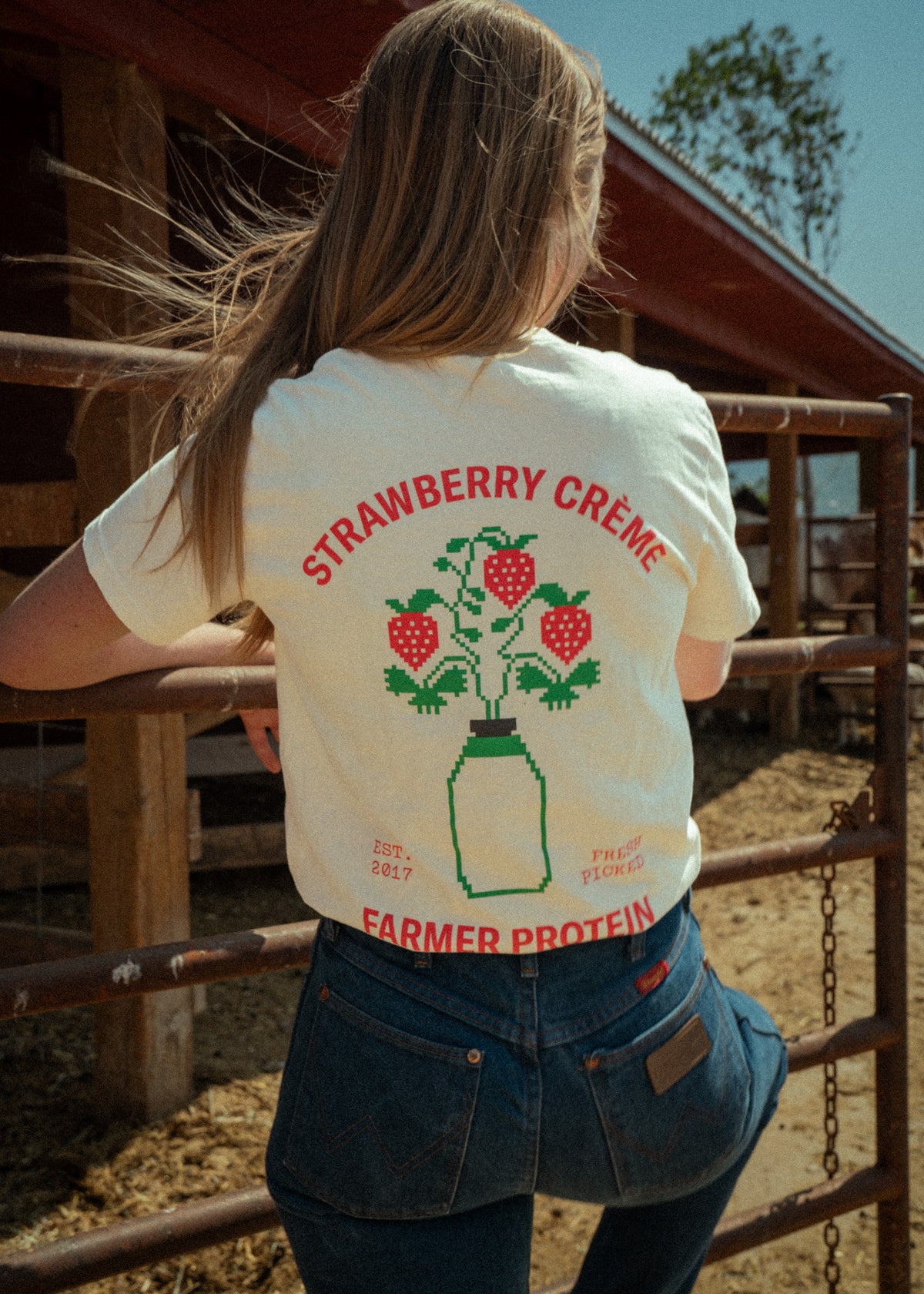 Strawberry Crème Tee - Ballerina Farm