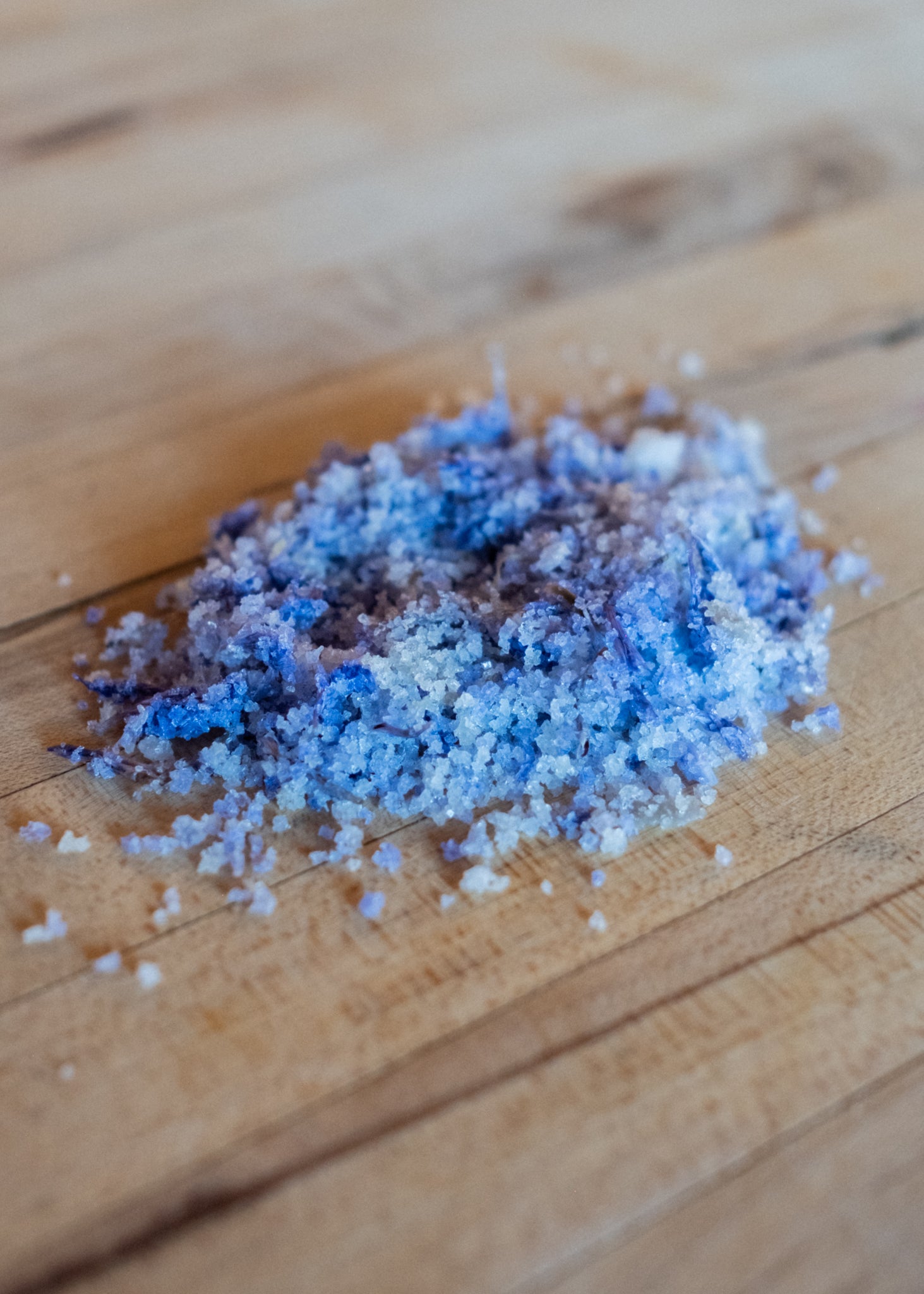 Blueberry Petal & Lemon Zest French Salt