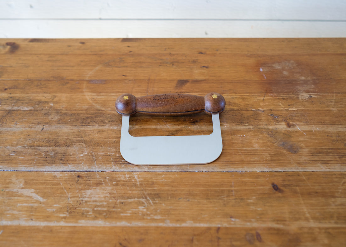 Hand - Turned Bench Scraper - Ballerina Farm