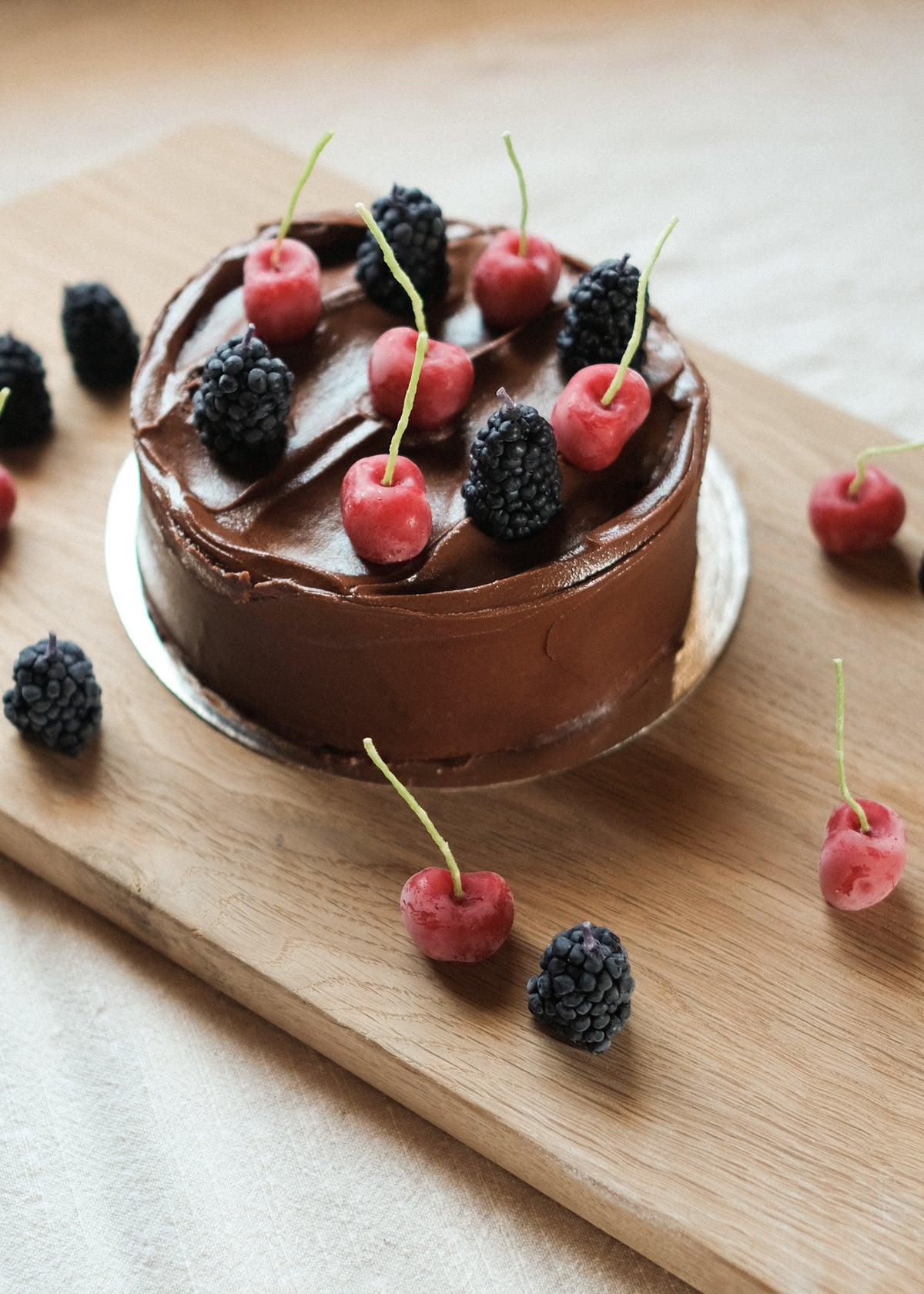 Blackberry Birthday Beeswax Candles