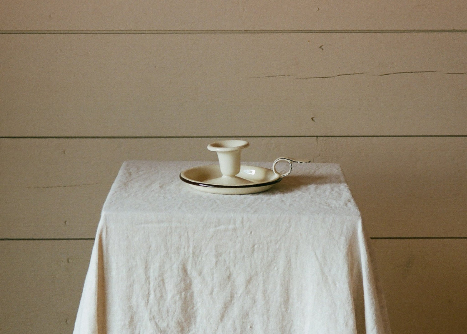 Enamel Candlestick Holder - Ballerina Farm