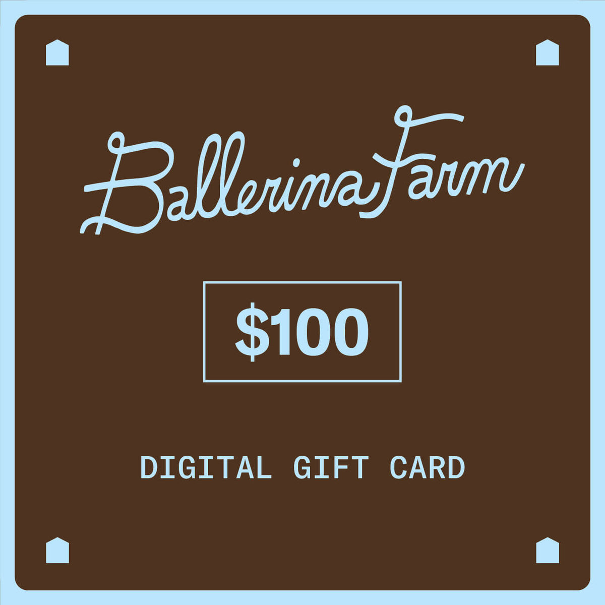 Gift card - Ballerina Farm
