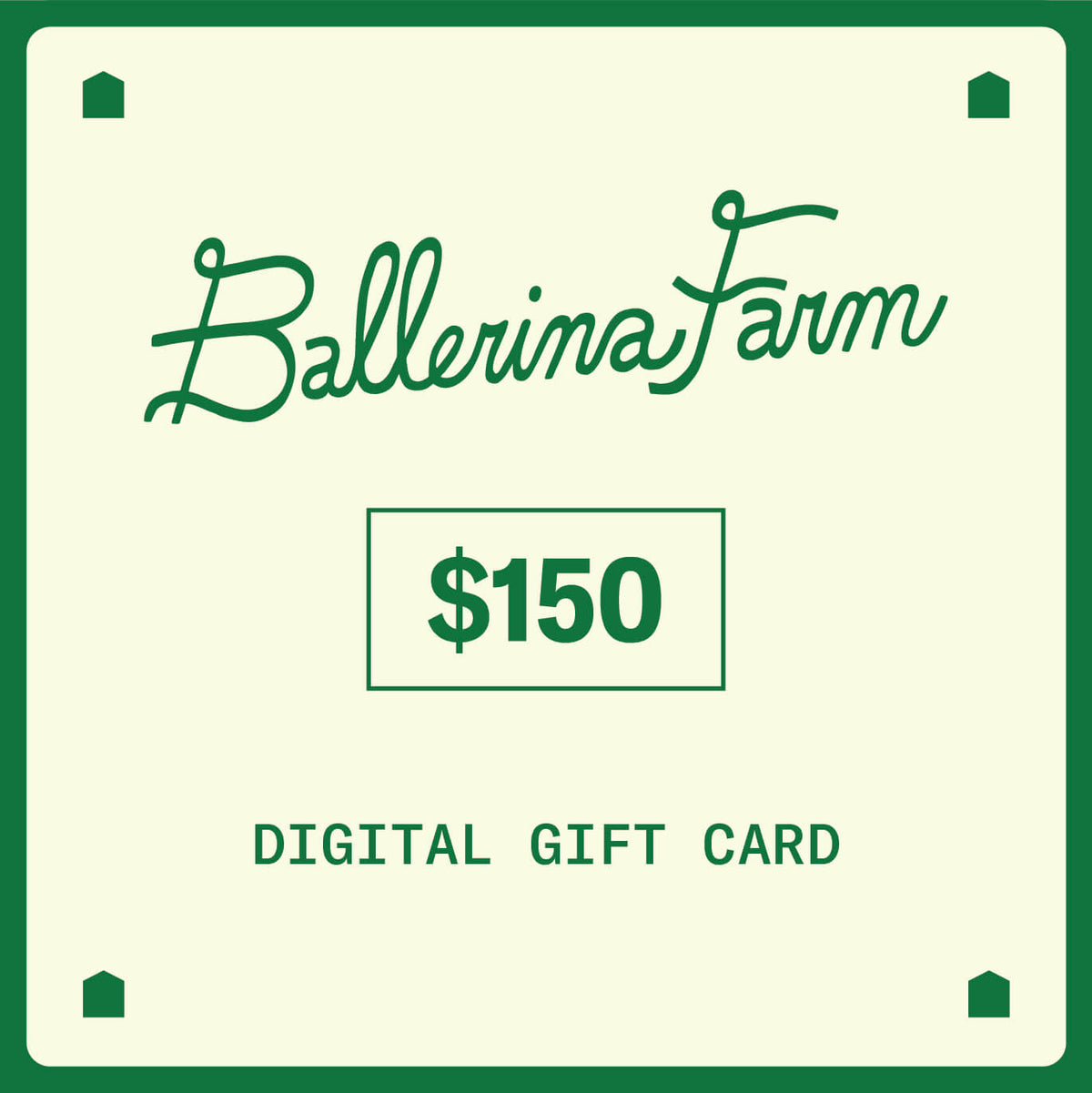 Gift card - Ballerina Farm
